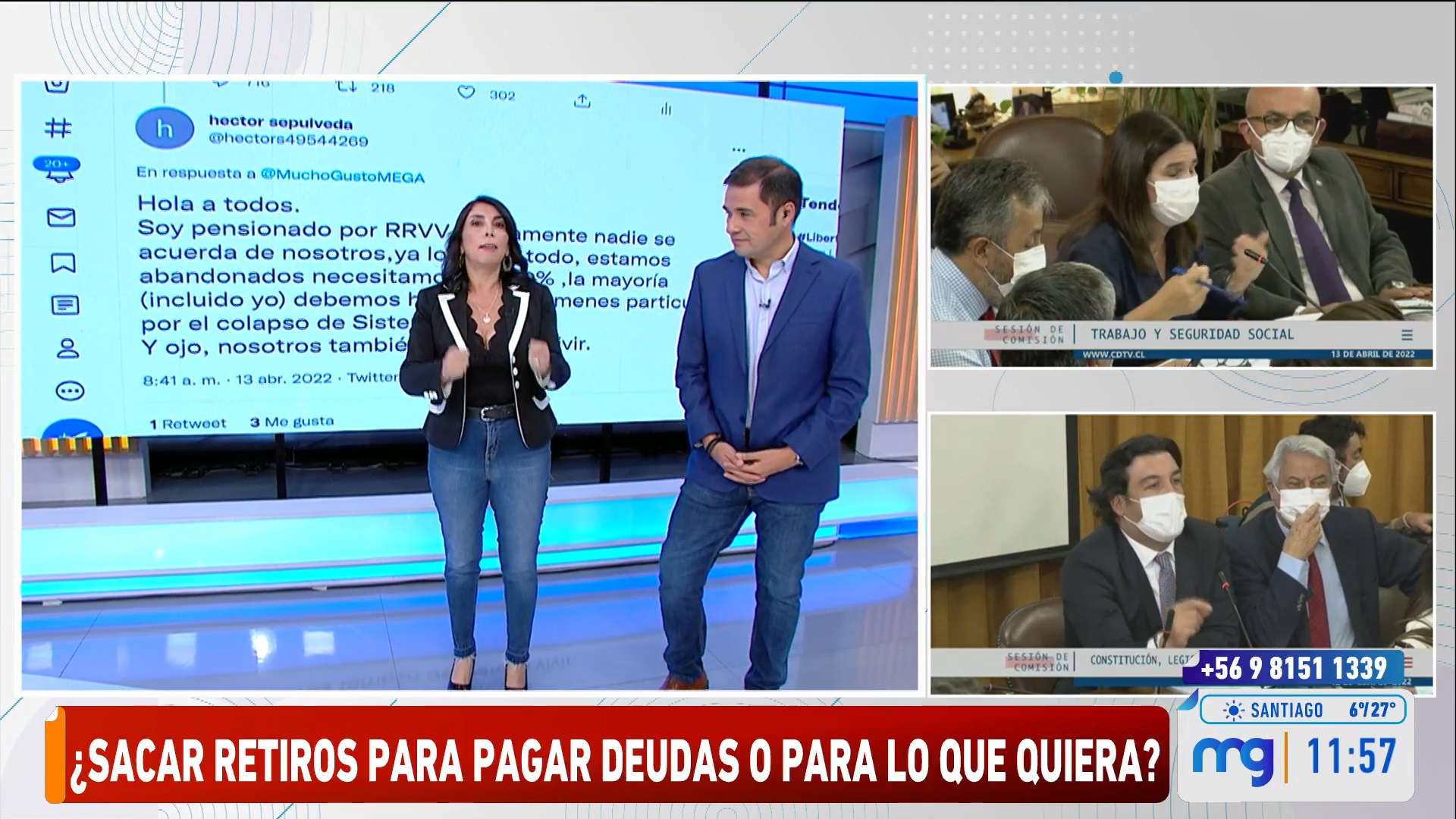 Karla Rubilar en Mucho Gusto