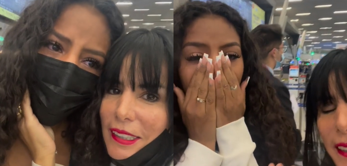 El sentido adiós de Anita Alvarado a su hija Xephora antes que se vaya a Australia: 