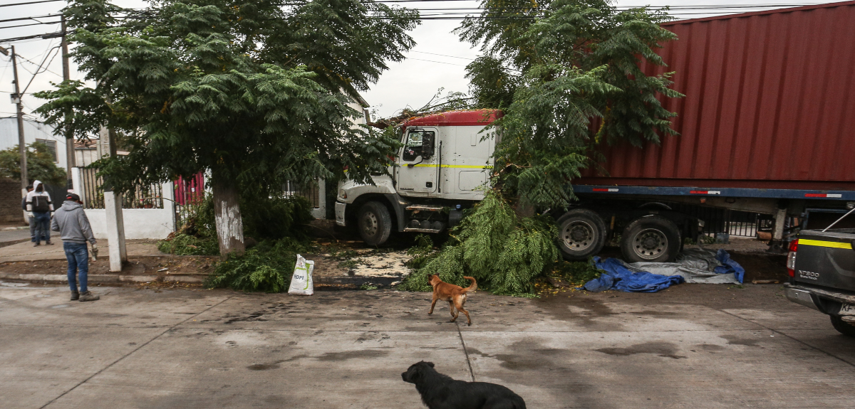 Camión chocó y terminó incrustado en casa de San Bernardo: conductor iba en estado de ebriedad