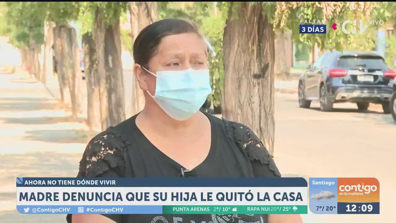 Mujer acusó que su hija la engañó para quitarle su casa: ahora no tiene dónde vivir