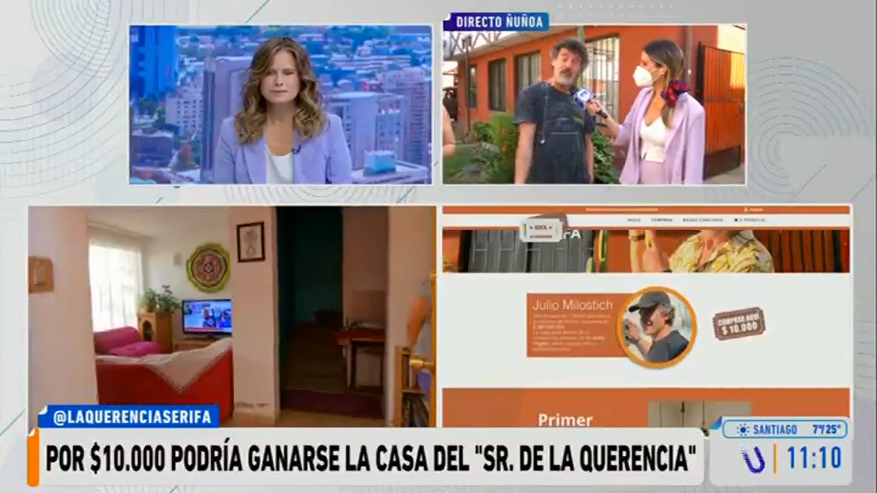 Julio Milostich mostró su casa de 113 metros cuadrados en Ñuñoa: la sorteará con números de $10 mil
