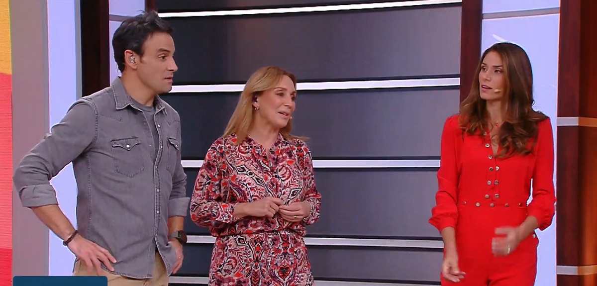 Compañeros del 'BDAT' bromearon por ropa de Carola Escobar: la compararon con 'La Casa de Papel'