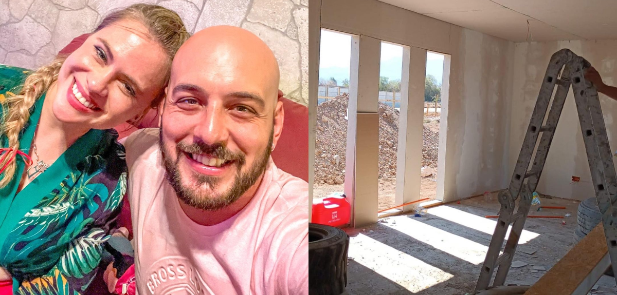 Así avanza la casa santuario de Federico Koch y Eliana Albasetti en Lampa: 