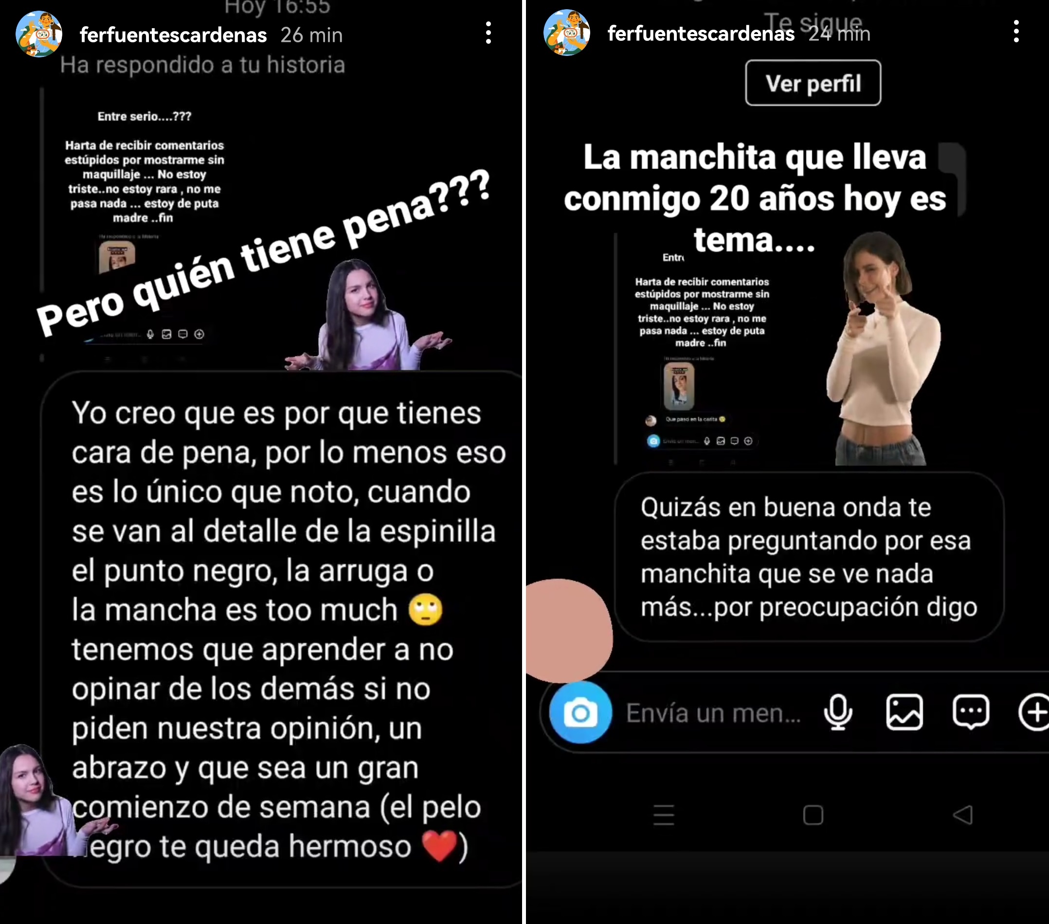 comentarios Fernanda Fuentes