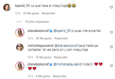Diana Bolocco respondió a seguidora que le dejó mensaje 'mala leche': "Lo que hace el maquillaje"