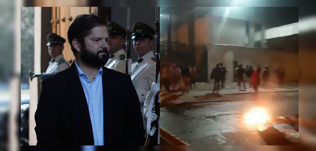 Boric trató de “inaceptable” saqueo en Talagante: valoró reacción 