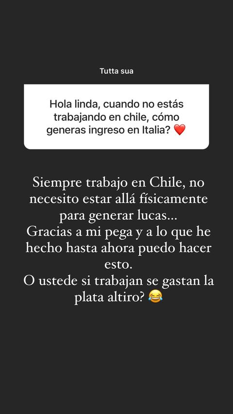 Gianella Marengo contestó a insistente preguntar de sus seguidores.
