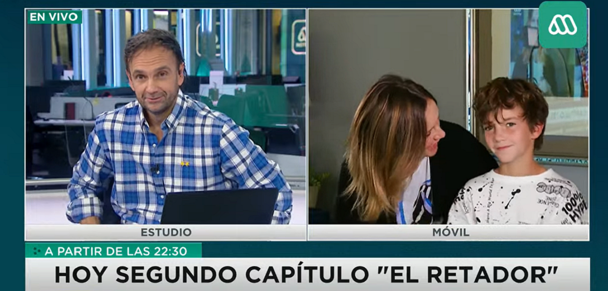 Hijo de Diana Bolocco tuvo tierna aparición en Meganoticias: pequeña Gracia no quiso participar