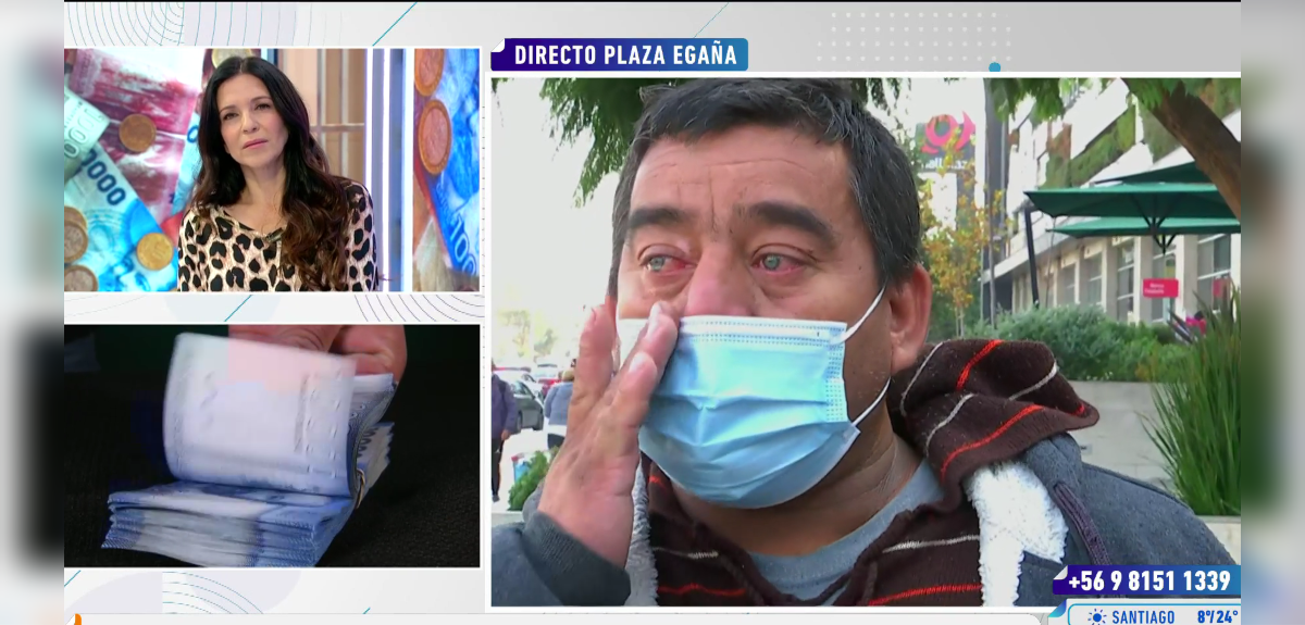 Hombre relató entre lágrimas que necesita el quinto retiro: debe cuidar a su padre con Alzheimer