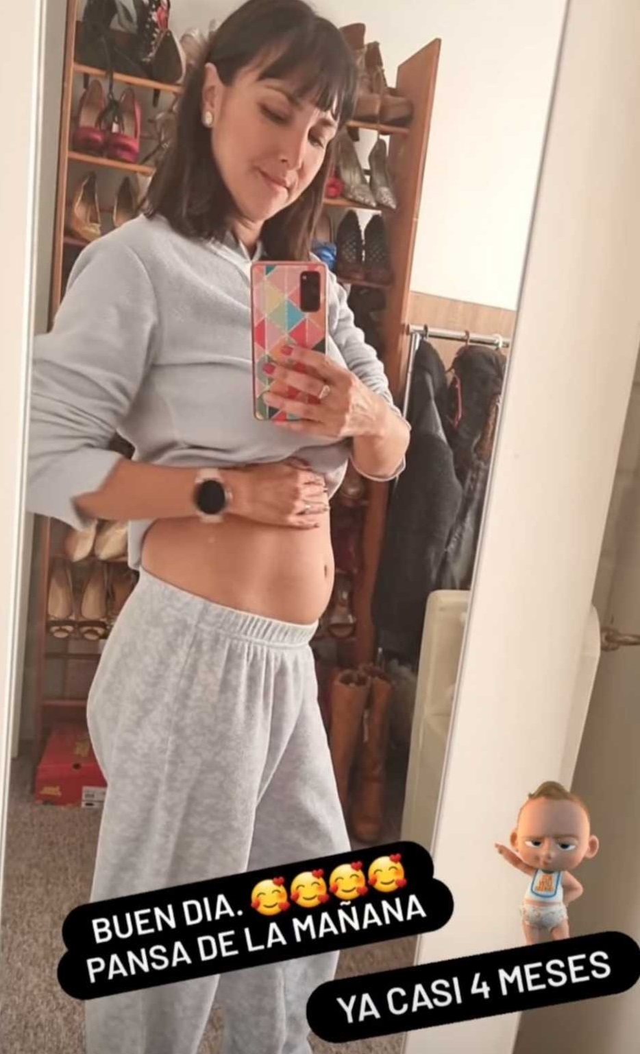 Icha Sobarzo pancita embarazo