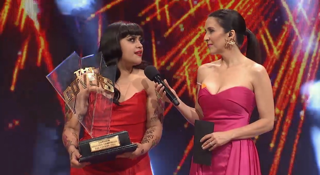 Javiera Flores ganadora The Covers