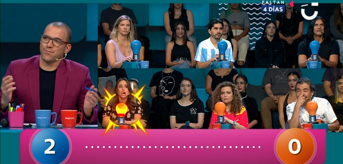 Juanita Ringeling sacó risas con cómico fail en pista musical de Pasapalabra: 