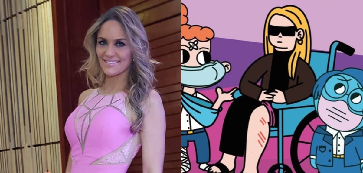 Kenita Larraín reaccionó a campaña de Ministerio que usó su caricatura: 