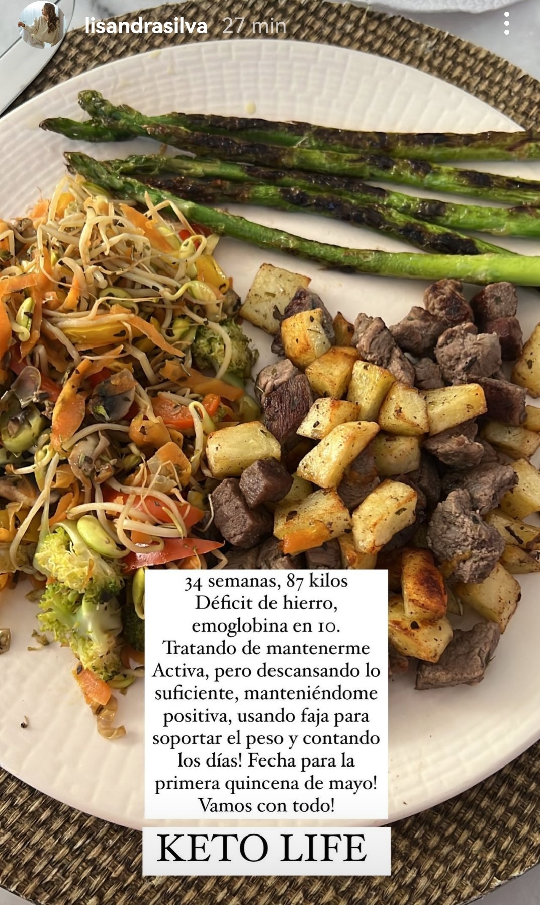 Lisandra Silva fecha parto