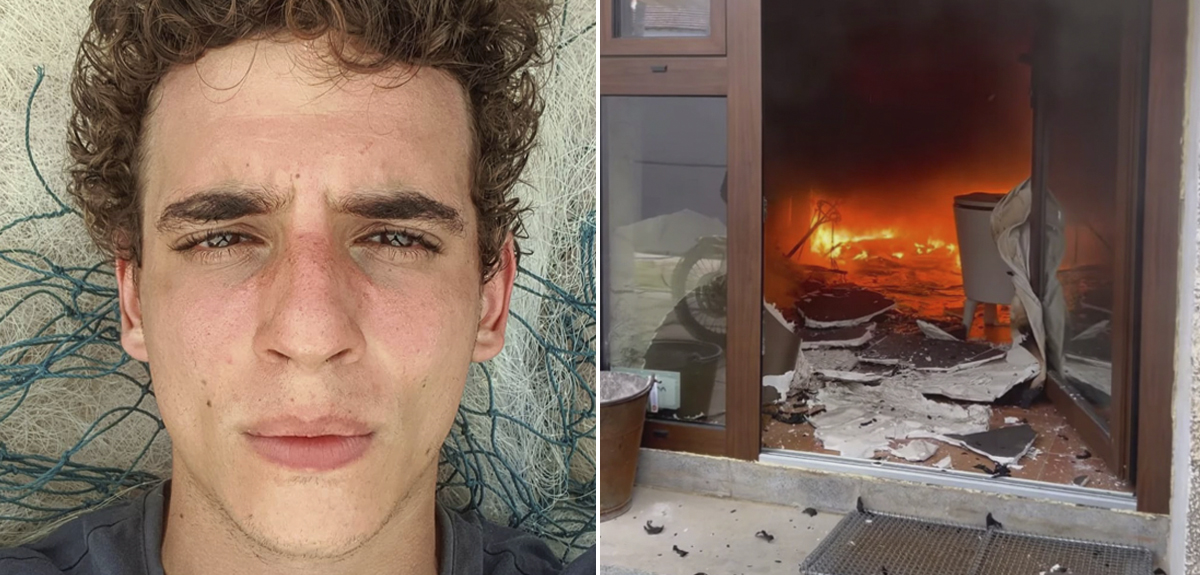 Actor de La Casa de Papel subió desgarrador video al ver su casa incendiándose: 