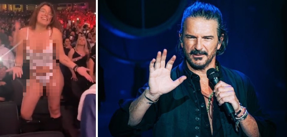 Mujer se tomó muy en serio el tema 'Desnuda' en show de Arjona: artista compartió momento en redes