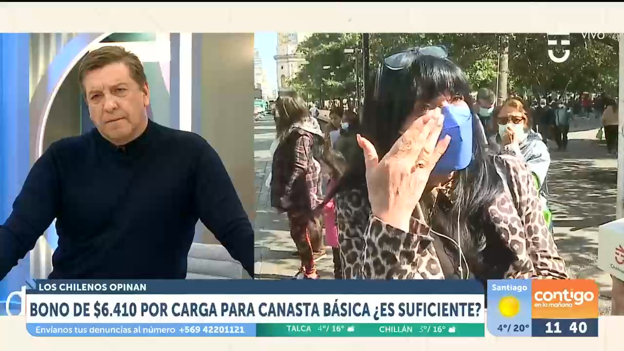 Mujer comentó duro drama familia en el matinal de CHV