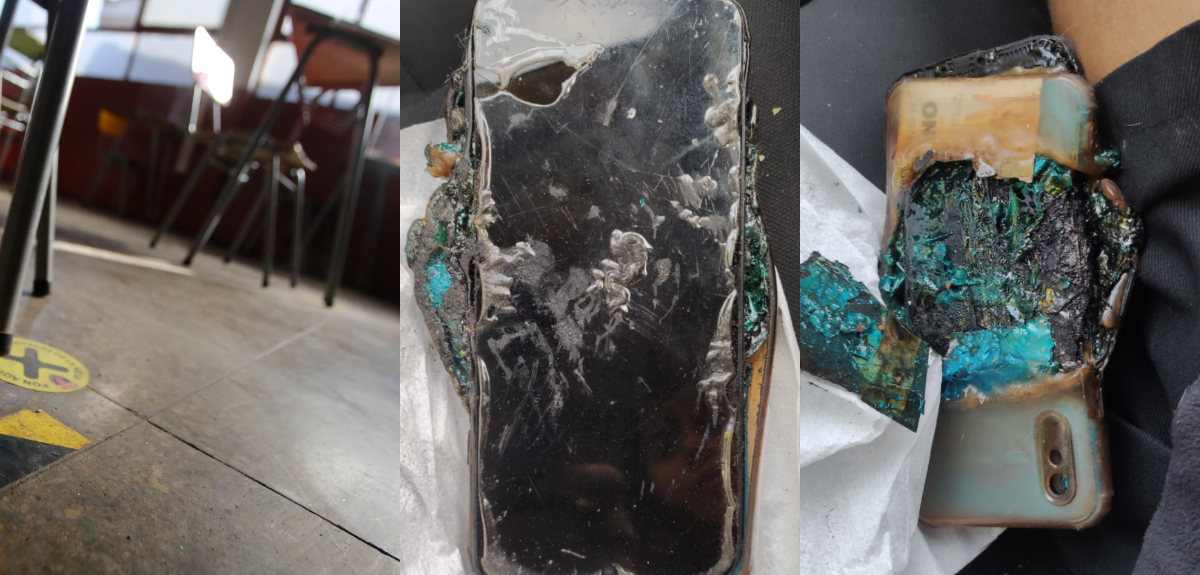 Padre denunció que celular Xiaomi de su hija de 12 años se incendió en plena clase en Santiago