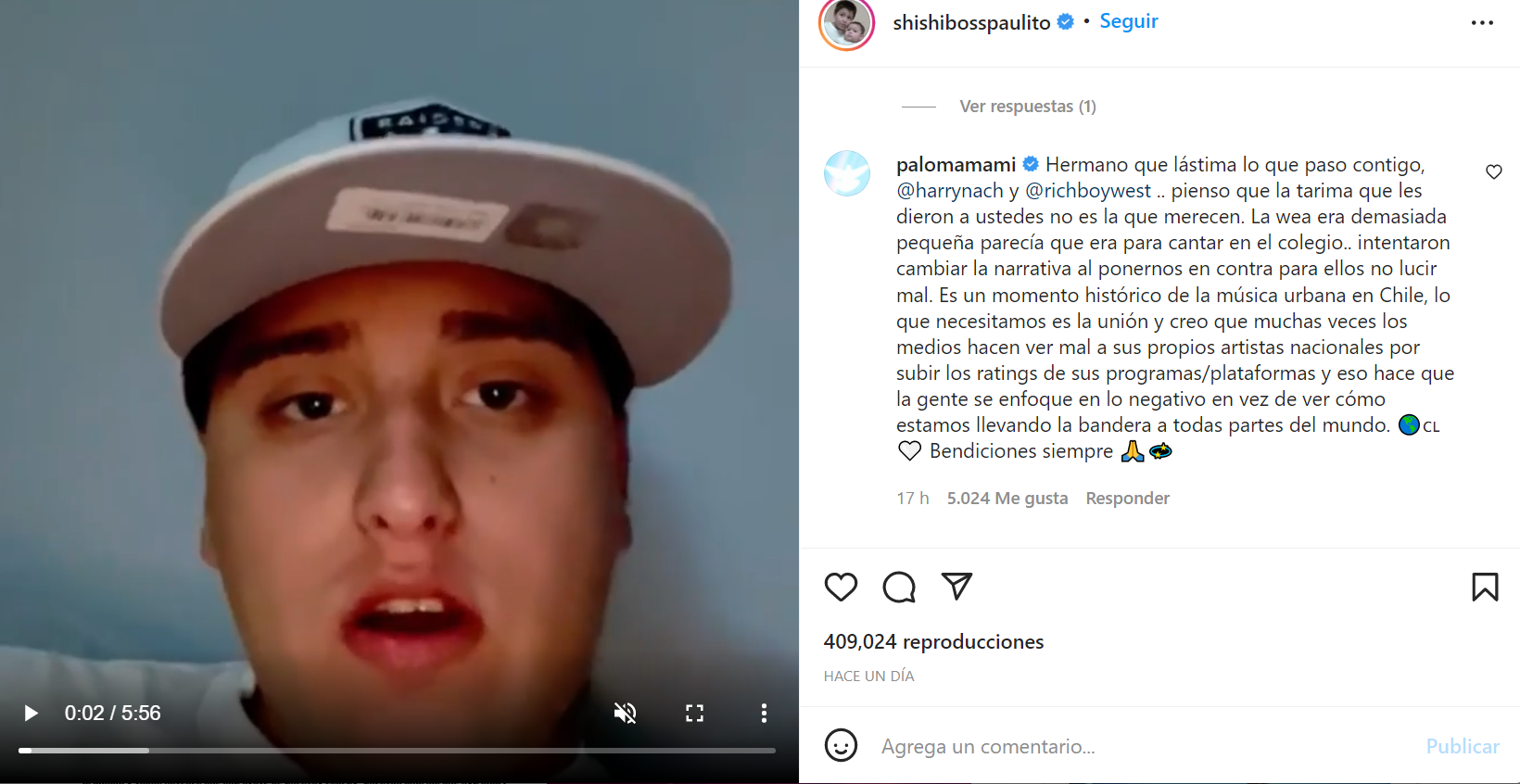 Paloma Mami se cuadró con Pablo Chill-E tras polémico Ritual Fest: "Intentaron ponernos en contra"