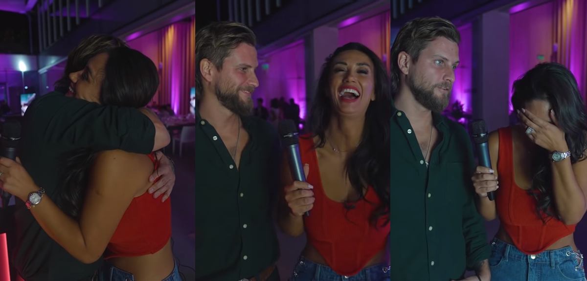 Pamela Díaz mostró su reencuentro con JP Cretton en cómico video: bromearon sobre su quiebre