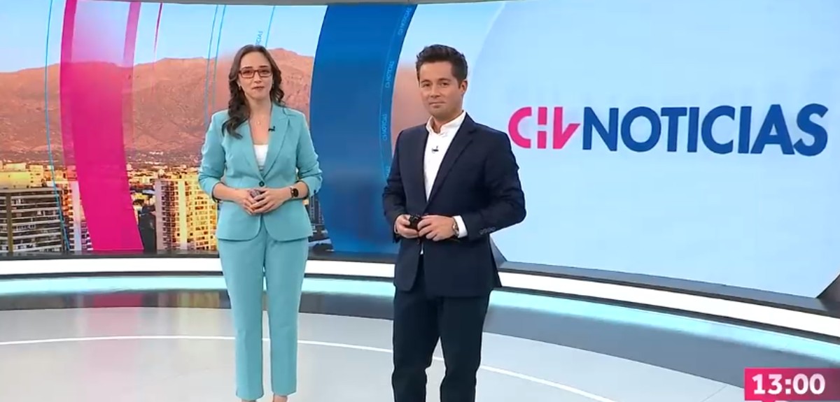 Patricia Venegas debutó como conductora en CHV Noticias: Toti Sichel la recibió con especial saludo