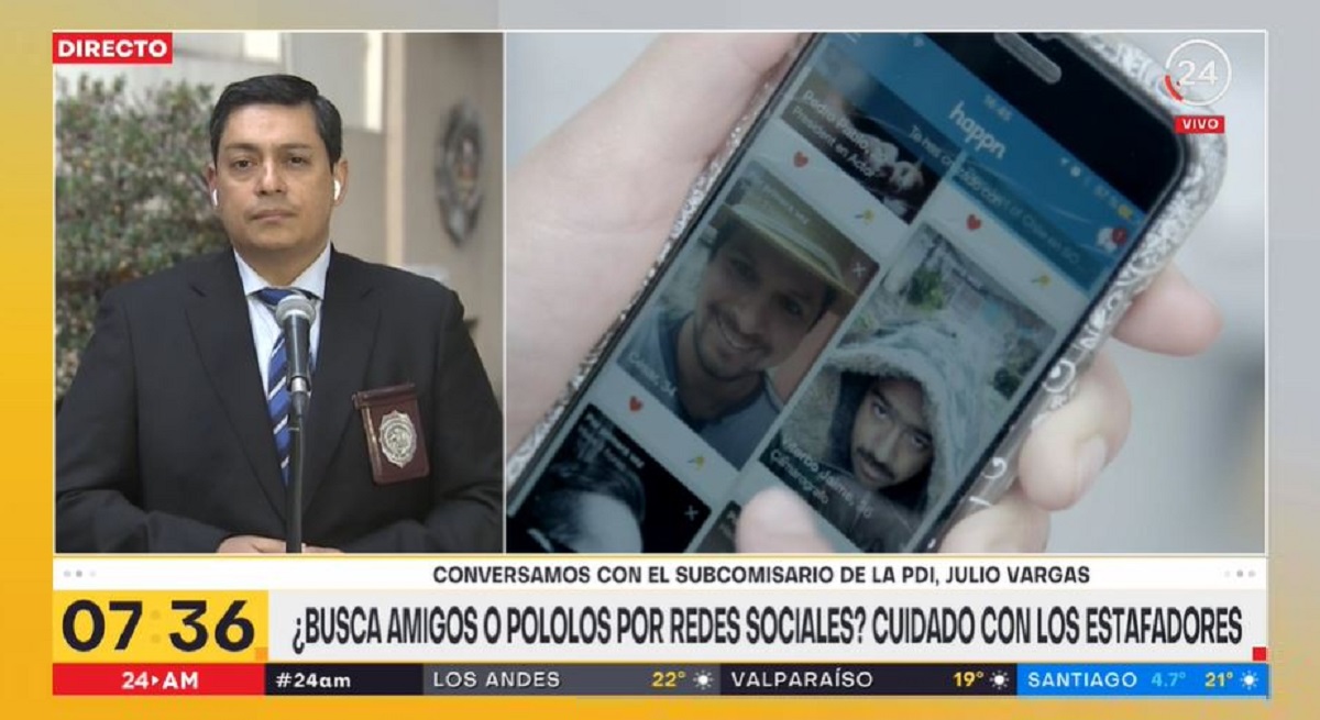 PDI advierte estafas Tinder