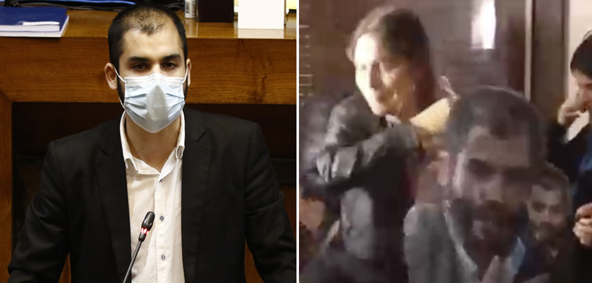 Renato Garín reaccionó a video de Antonia Atria rompiendo una piñata con su rostro: “No es gracioso”