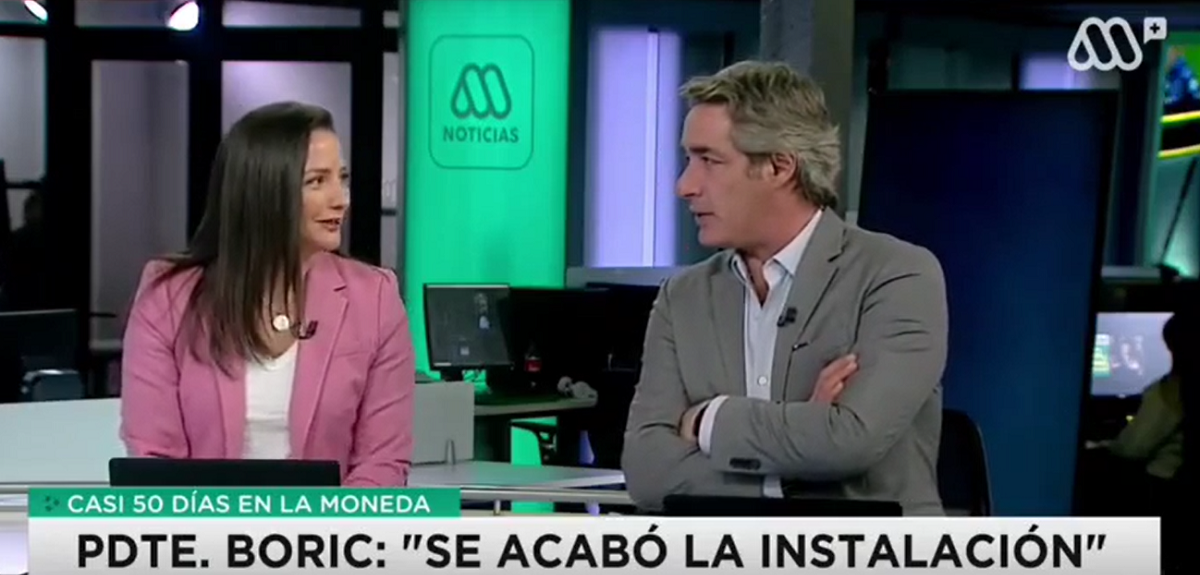 Repenning vivió fail durante Meganoticias y Andrea Aristegui lo corrigió en vivo: 