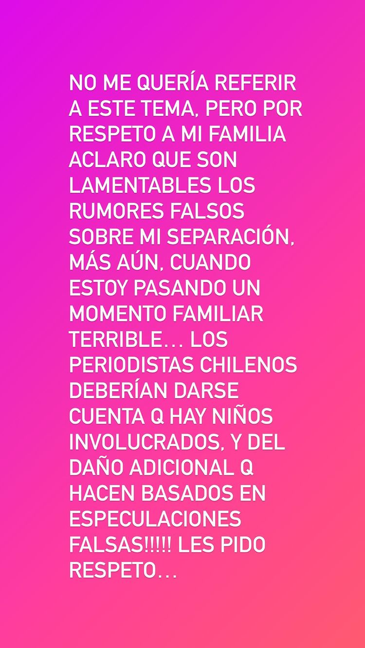 Gissella Gallardo por quiebre con Mauricio Pinilla