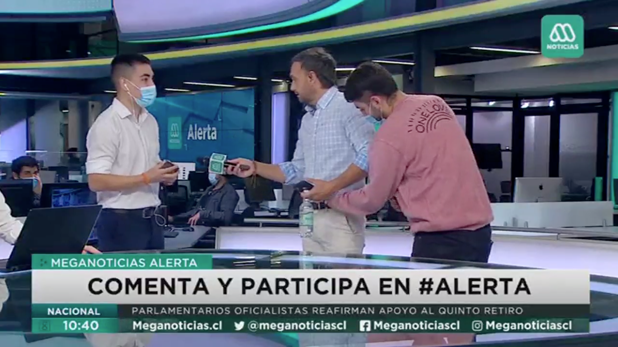 Rodrigo Sepúlveda acepta el desafío y realiza móvil