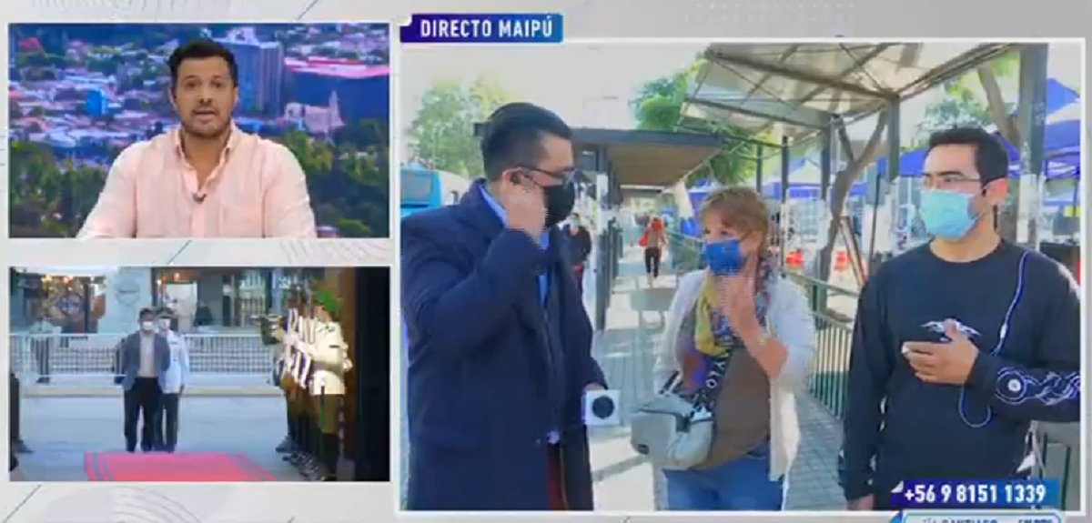 Comentario de entrevistada sobre DDHH provocó intervención de Simón Oliveros: 