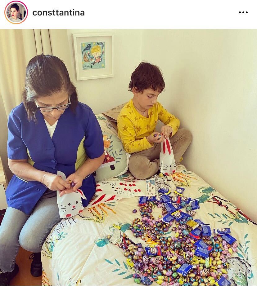 El gesto de Tanza Varela y su hijo en Pascua de Resurrección