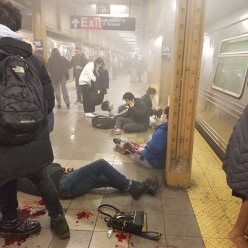 Tiroteo en metro de Nueva York deja al menos 13 heridos