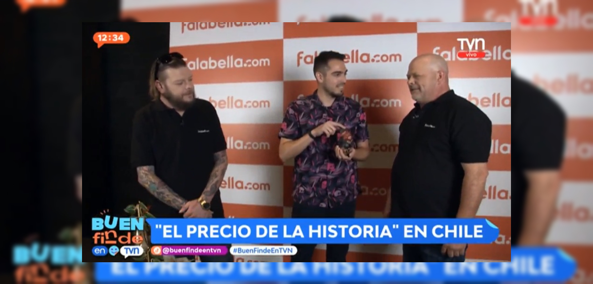 Rick y Corey Harrison de 'El Precio de la Historia' tuvieron aparición especial en 'Buen Finde'