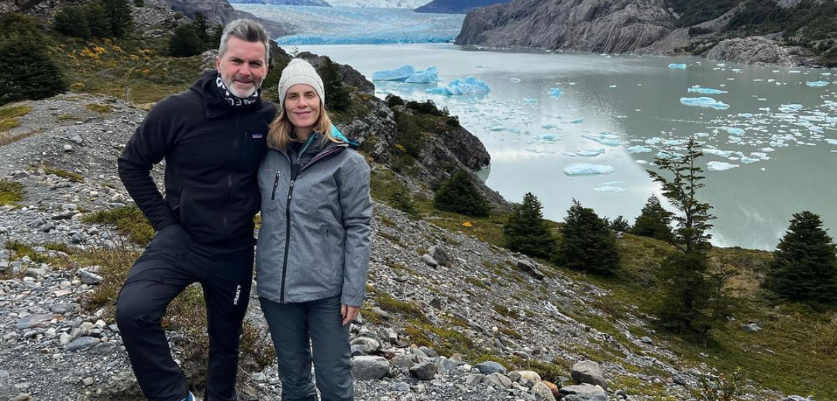 Las románticas fotos de Diana Bolocco y Cristián Sánchez en el sur de Chile: 