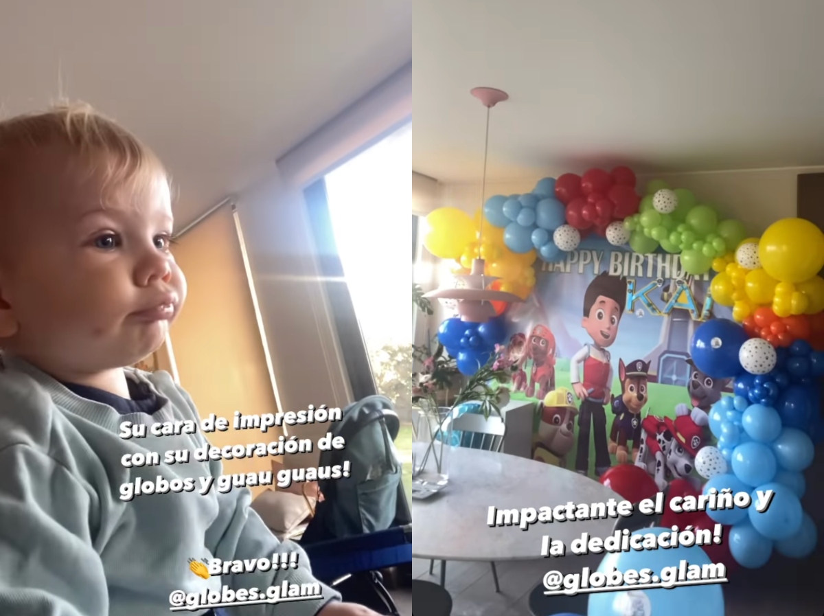 Cumpleaños de hijo de Javiera Acevedo