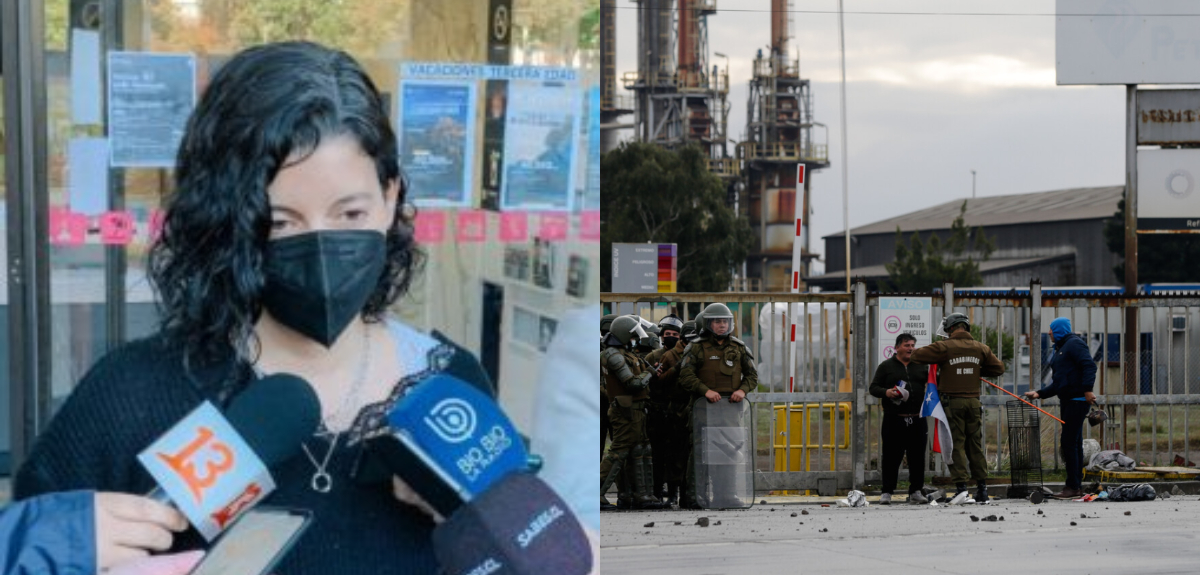 Delegada del Bío Bío y desalojo en Enap: “Decidimos poner adelante la seguridad y abastecimiento”