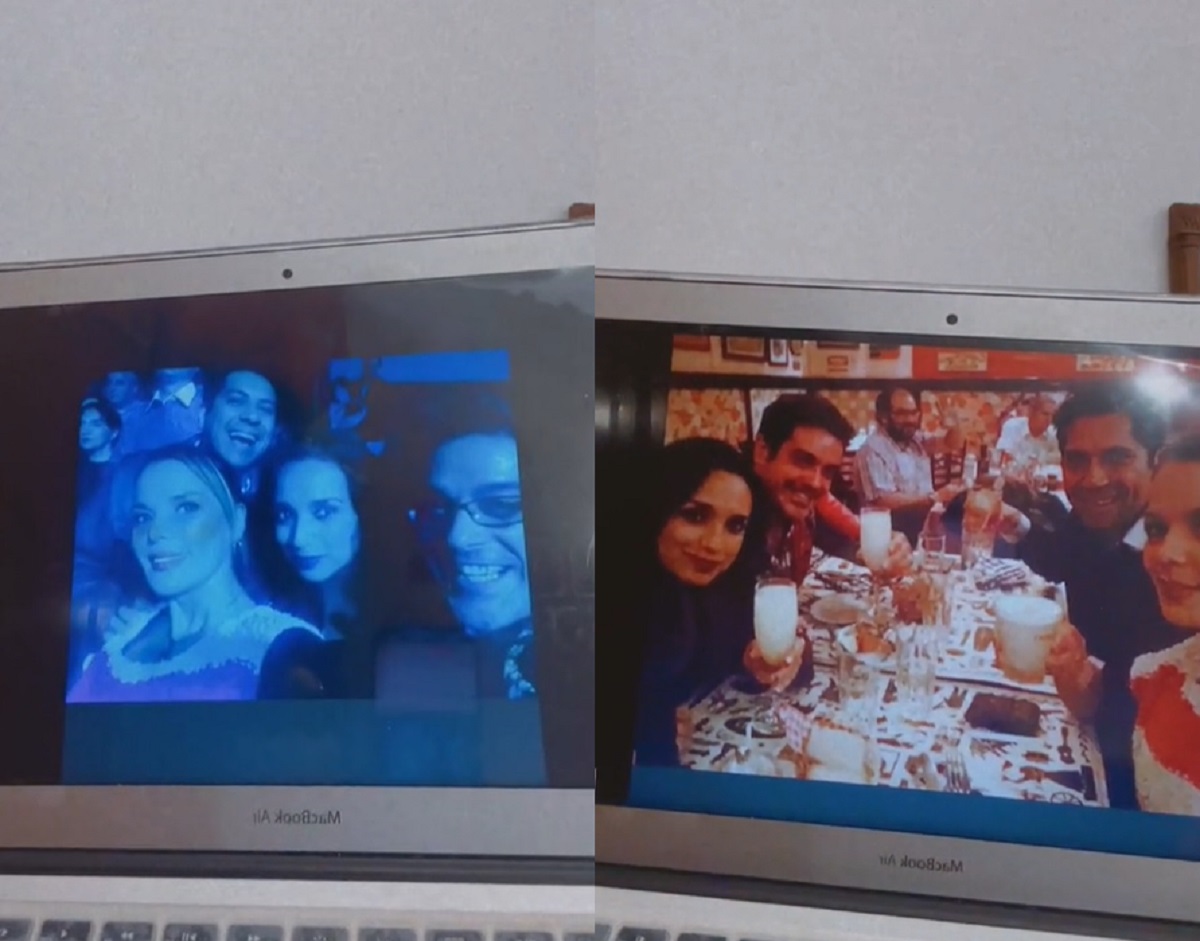 Denisse Flores mostró fotografías de Rodrigo Herrera en Instagram Live