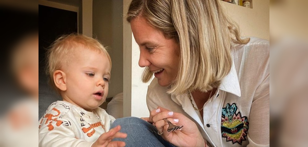 Javiera Acevedo registró primeras palabras de su hijo Kai: le dijo 'mamá' en tierno video