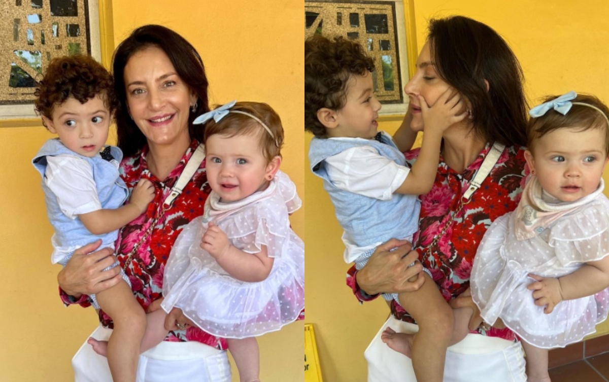Luciana Aymar mostró cuánto han crecido sus hijos