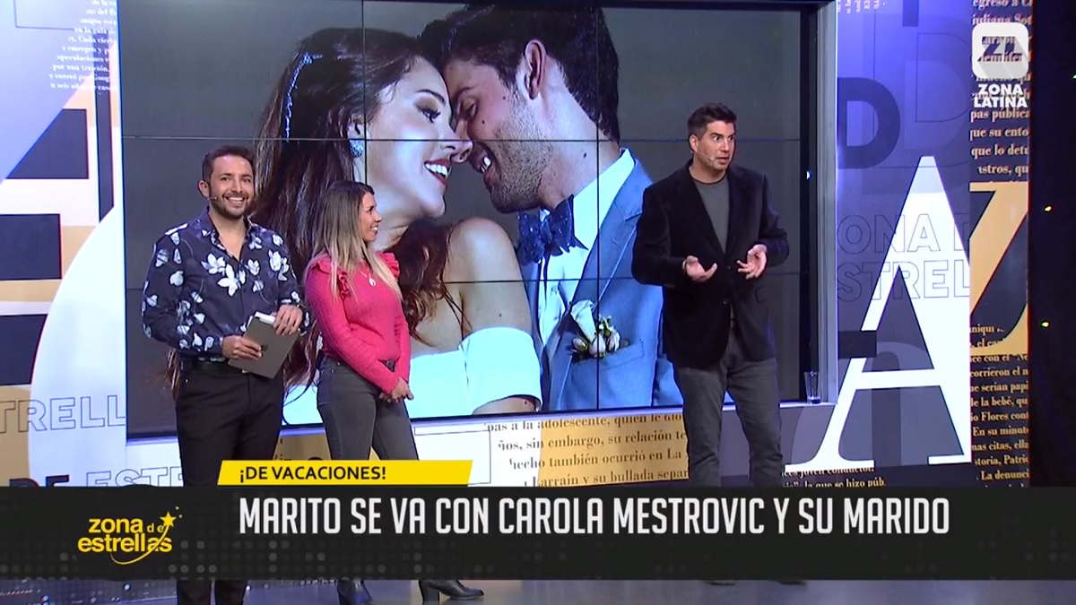 Mario Velasco habló de sus vacaciones con Carola Mestrovic