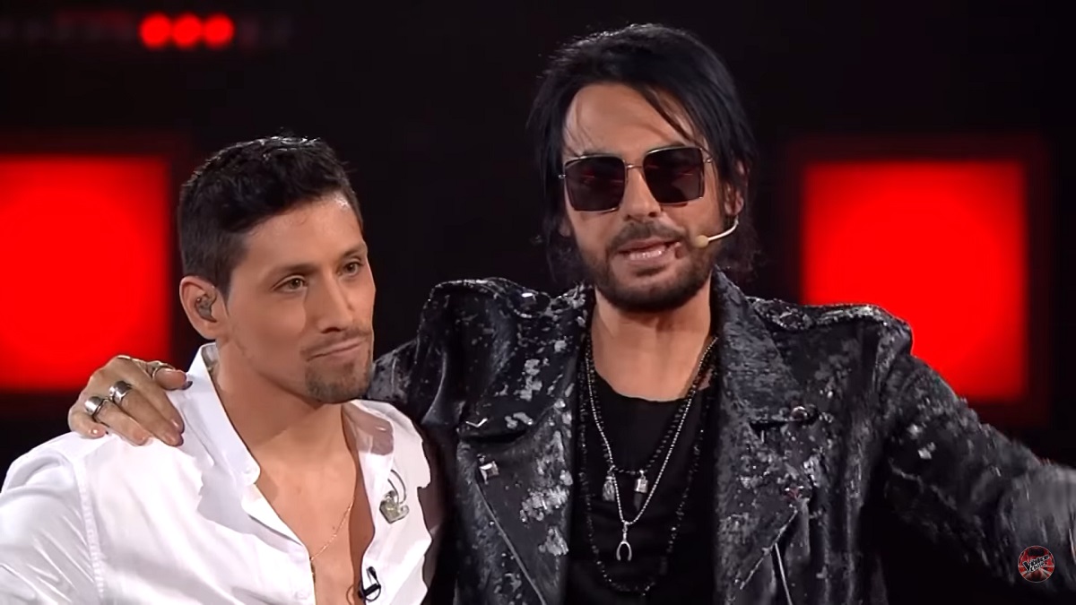 Pablo Alarcón y Beto Cuevas en The Voice