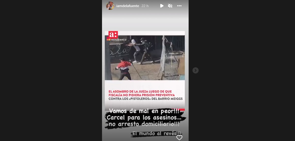 Cristián de la Fuente reaccionó a incidentes en barrio Meiggs