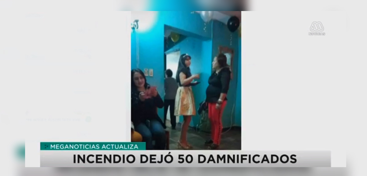 Abuela y su nieta mueren en incendio en cité de Santiago