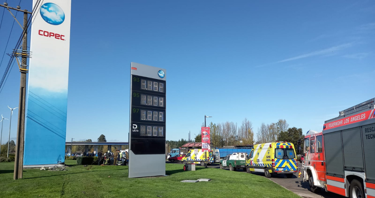 Accidente en ruta 5 Sur