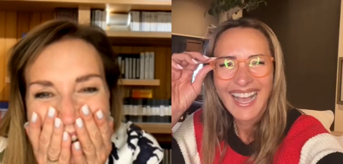 La reacción de Angélica Castro y Karen Doggenweiler a comentario sobre Felipe Camiroaga: 