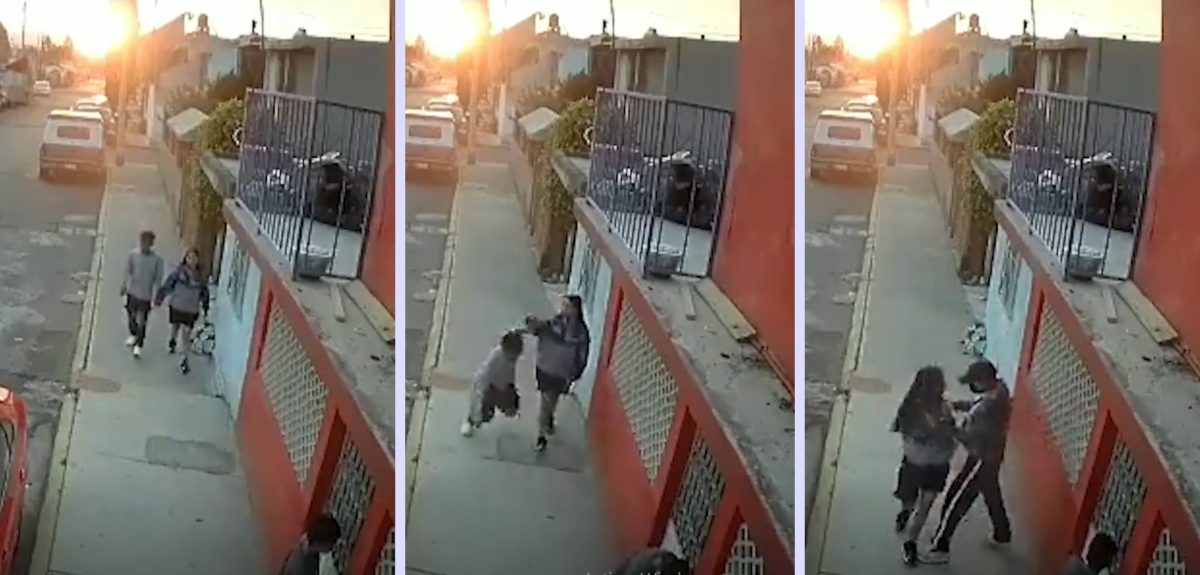 El pololo del año: joven salió corriendo tras ser asaltado con su novia y video se hizo viral