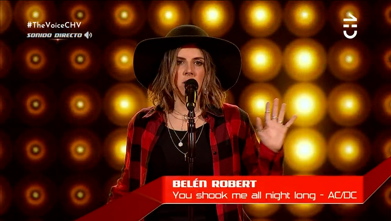 Cantante arrasó en The Voice con canción de AC/DC: participó en versión de Canal 13