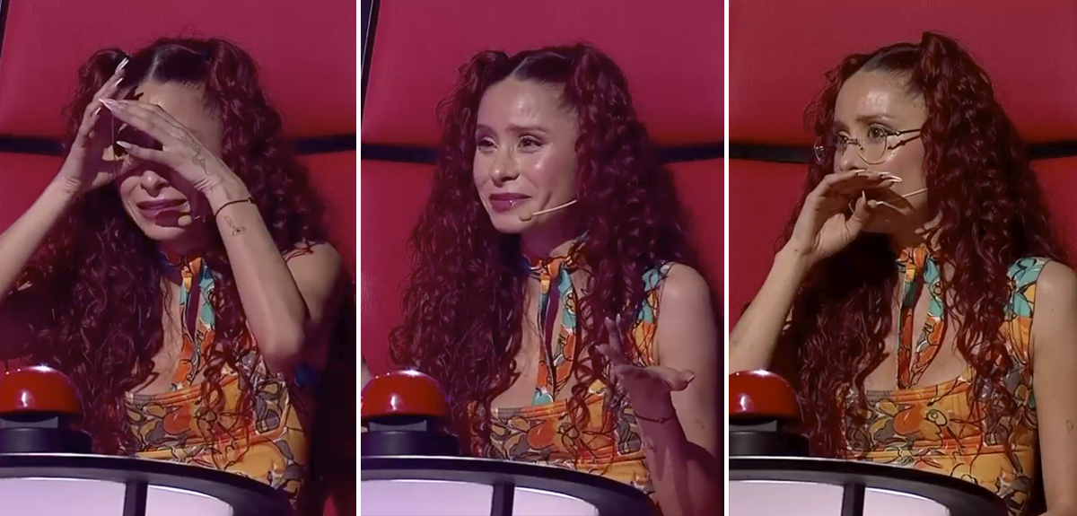Camila Gallardo se conmovió con voz de joven participante de 'The Voice': “¿Por qué estoy llorando?