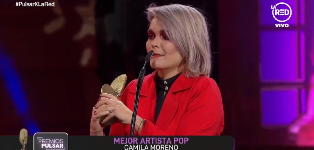 Camila Moreno fue la primera galardonada de los Premios Pulsar: entregó potente discurso político